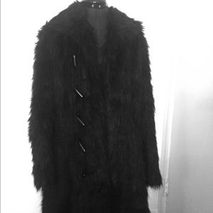 Faux fur coat